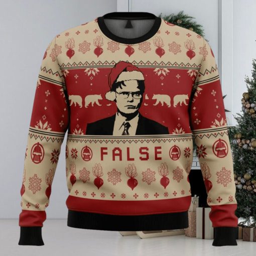 False The Office Ugly Christmas Sweater