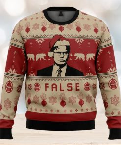 False The Office Ugly Christmas Sweater