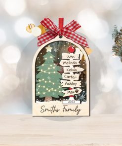 Family Christmas Ornament, Personalized Family Ornament, Family Ornament 2023, Christmas Ornament, Family Tree Ornament, Gift for Family