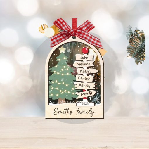 Family Christmas Ornament, Personalized Family Ornament, Family Ornament 2023, Christmas Ornament, Family Tree Ornament, Gift for Family