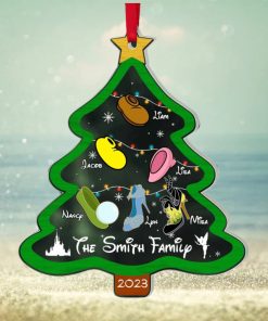 Family Christmas Tree, Personalized Acrylic Ornament, Christmas Gifts