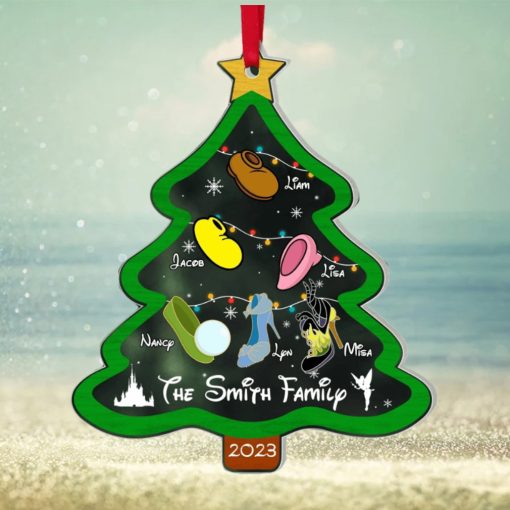 Family Christmas Tree, Personalized Acrylic Ornament, Christmas Gifts