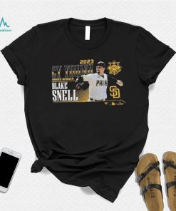 Fanatics Branded Blake Snell Brown San Diego Padres 2023 NL Cy Young Award Winner T Shirt