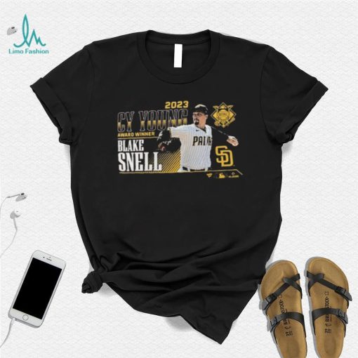 Fanatics Branded Blake Snell Brown San Diego Padres 2023 NL Cy Young Award Winner T Shirt