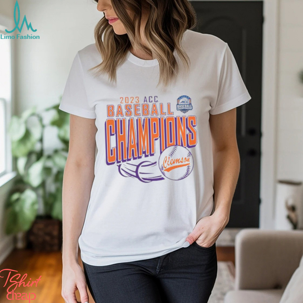 Fanatics Branded Clemson Tigers 2023 ACC Baseball Conference Tournament Champions Shirt Fanatics Branded Clemson Tigers 2023 ACC Baseball Conference Tournament Champions Shirt