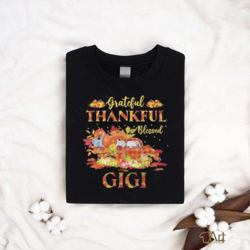 Farm Truck Fall Grateful Thankful Blessed Gigi Thanksgiving Shirt