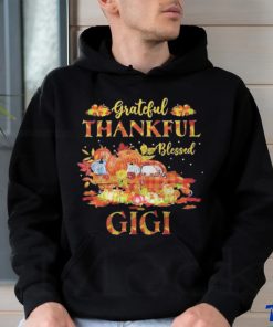 Farm Truck Fall Grateful Thankful Blessed Gigi Thanksgiving Shirt