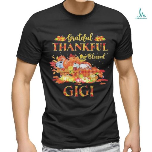 Farm Truck Fall Grateful Thankful Blessed Gigi Thanksgiving Shirt