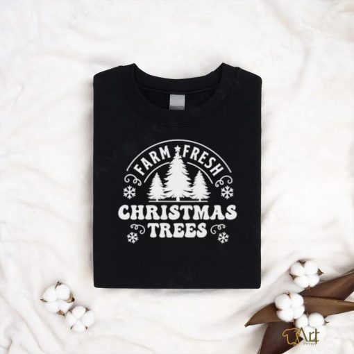 Farm fresh trees retro  shirt