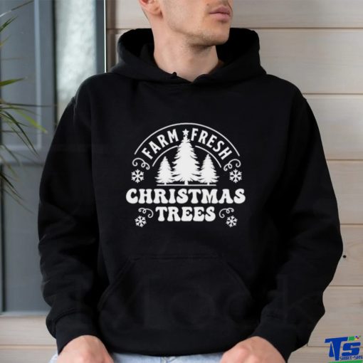 Farm fresh trees retro  shirt
