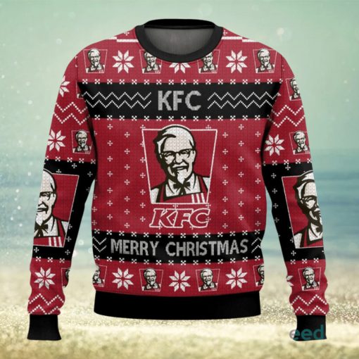 Fast Food KFC 3D Ugly Christmas Sweater Men And Women Christmas Gift