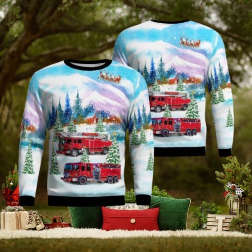 Fayetteville, Arkansas, Fayetteville Fire Department Aop Ugly Sweater