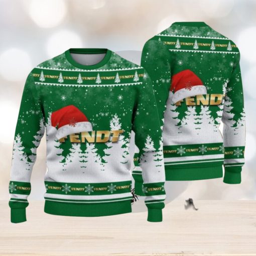 Fendt Logo Wearing Santa Hat Christmas Gift Ugly Christmas Sweater Christmas Gift Ideas