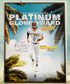 Fernando Tatis Jr is The 2023 National League Platinum Glove Award Winner Home Decor Poster Canvas