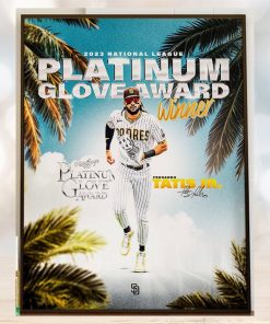 Fernando Tatis Jr is The 2023 National League Platinum Glove Award Winner Home Decor Poster Canvas