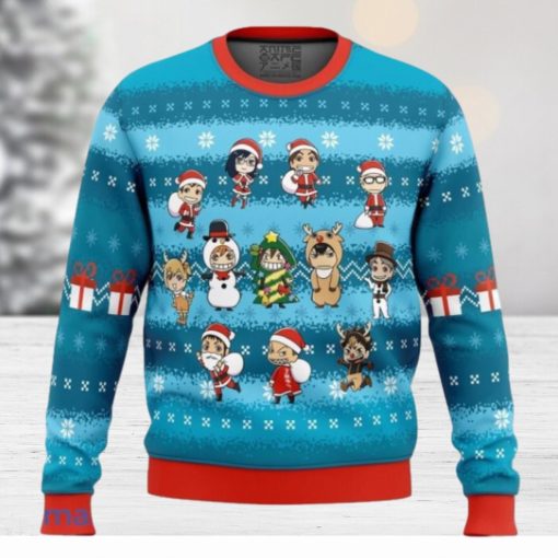 Festive Haikyuu Ugly Christmas Sweater Gift For Men And Women