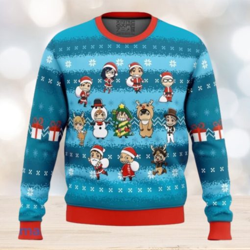 Festive Haikyuu Ugly Christmas Sweater Gift For Men And Women