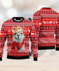 Festive Llama Xmas Ugly Christmas Sweater Family Christmas Gift Ideas Christmas Sweater