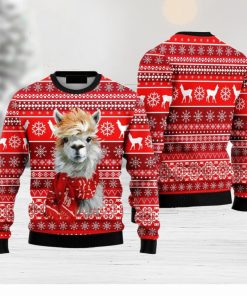 Festive Llama Xmas Ugly Christmas Sweater Family Christmas Gift Ideas Christmas Sweater