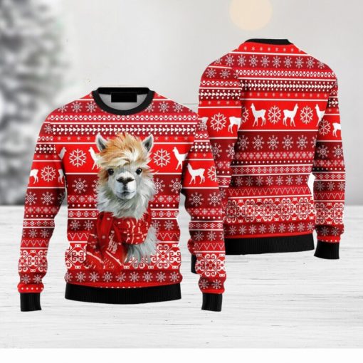 Festive Llama Xmas Ugly Christmas Sweater Family Christmas Gift Ideas Christmas Sweater