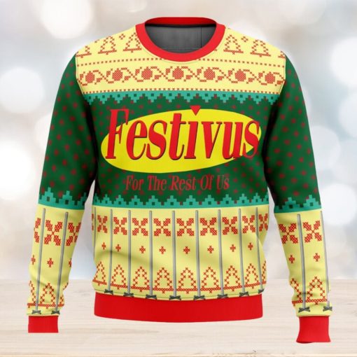 Festivus For The Rest Of Us Ugly Christmas Sweater 3D All Over Printed Christmas Sweater