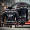 Christmas Santa Neon Light Xmas Party 3D Ugly Christmas Sweater