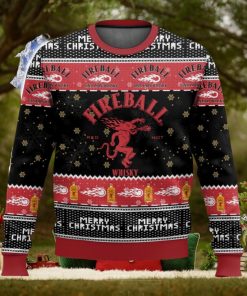 Fireball All Over Printed Ugly Christmas Sweater 2023 Christmas Gift Ideas Holiday Gift