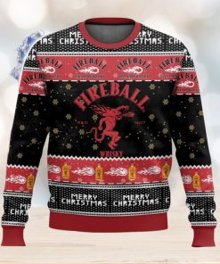 Fireball All Over Printed Ugly Christmas Sweater 2023 Christmas Gift Ideas Holiday Gift