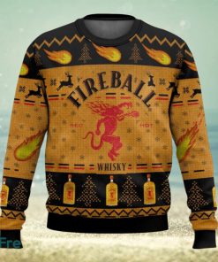 Fireball Christmas Gift Ugly Sweater 3D All Over printed