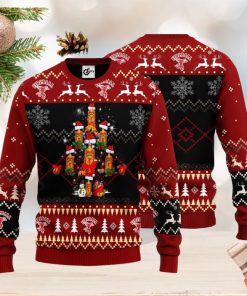 Fireball Christmas Tree 3D Ugly Christmas Sweater Unisex Sweater Christmas Gift