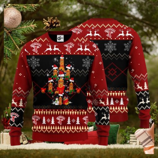 Fireball Christmas Tree 3D Ugly Christmas Sweater Unisex Sweater Christmas Gift