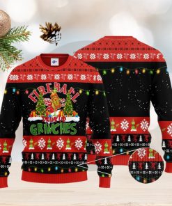 Fireball Drink Up Grinches 3D Ugly Christmas Sweater Unisex Sweater Christmas Gift