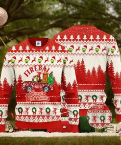 Fireball Grinch Merry Christmas 3D Ugly Christmas Sweater Unisex Sweater Christmas Gift