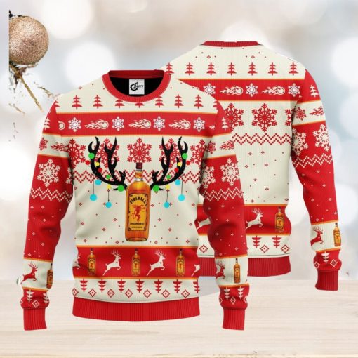 Fireball Reindeer 3D Ugly Christmas Sweater Unisex Sweater Christmas Gift