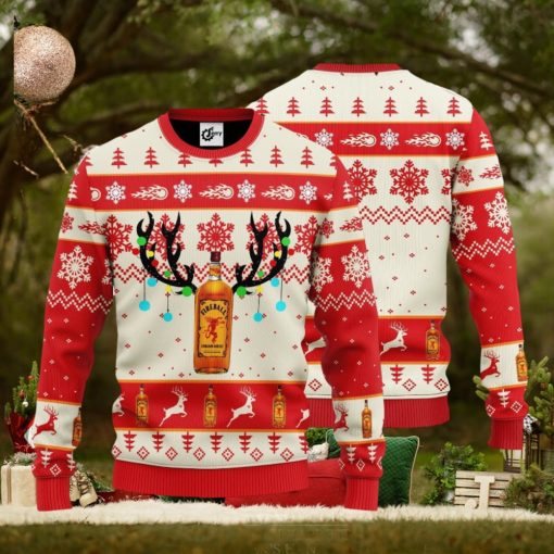 Fireball Reindeer 3D Ugly Christmas Sweater Unisex Sweater Christmas Gift