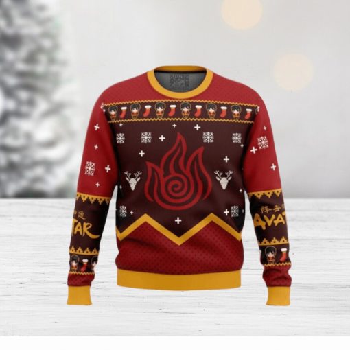 Firebenders Fire Nation Avatar Ugly Christmas Sweaters Impressive Gift For Men And Women