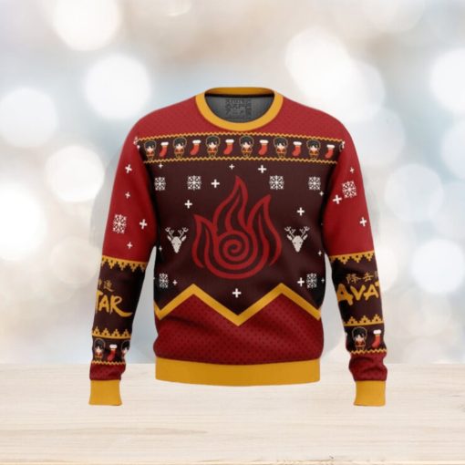 Firebenders Fire Nation Avatar Ugly Christmas Sweaters Impressive Gift For Men And Women