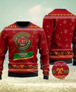 Firefighter Claw Heroic Seltzer Ugly Christmas Sweater 3D