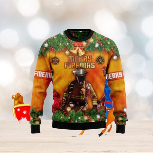 Firefighter Ugly Christmas Sweaters Impressive Gift For Men And Women