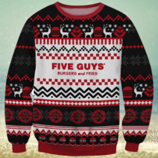 Five Guys Ugly Sweater