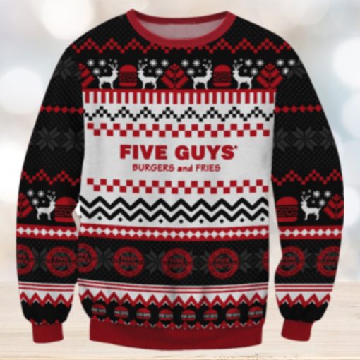 Five Guys Ugly Sweater