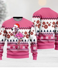 Flamingo Christmas Unisex Ugly Sweater