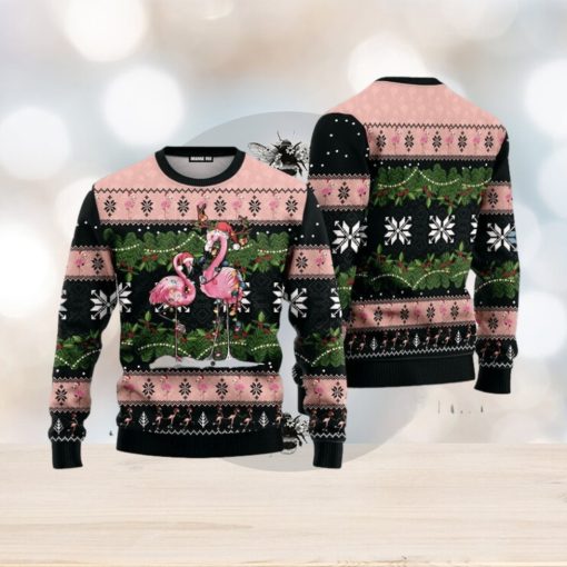 Flamingo Ugly Sweater, Flamingo 3d Christmas Sweater