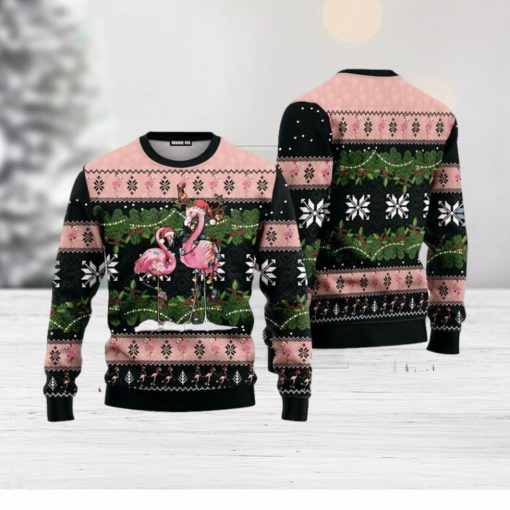 Flamingo Ugly Sweater, Flamingo 3d Christmas Sweater