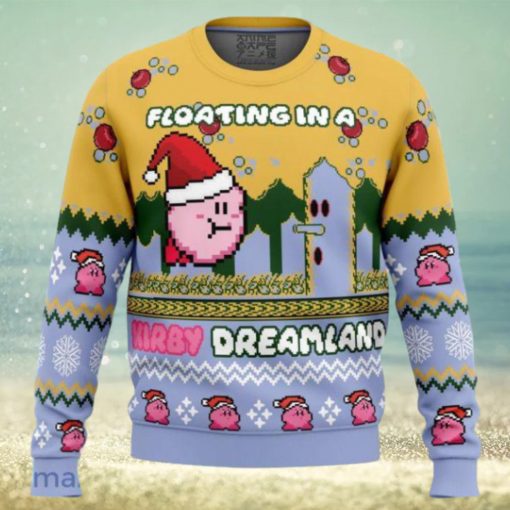 Floating In A Kirby Dreamland Ugly Christmas Sweater Gift For Men And Women