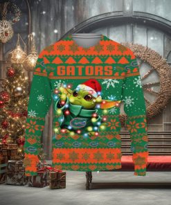 Florida Gators Baby Yoda Star Wars Sports Football American Ugly Christmas Sweater