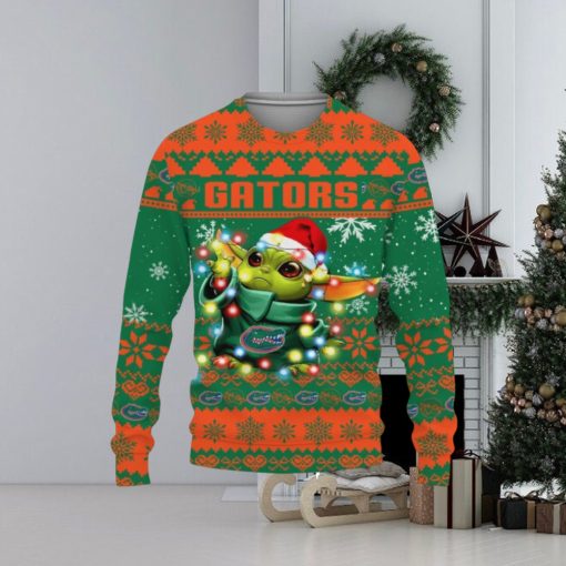 Florida Gators Baby Yoda Star Wars Sports Football American Ugly Christmas Sweater