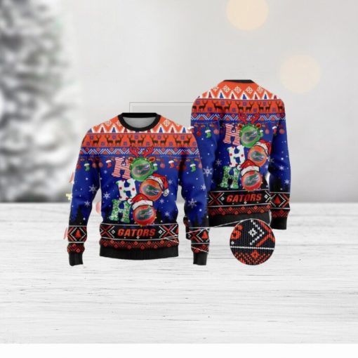 Florida Gators Ho Ho Ho 3D Print Christmas Wool Sweater For Men And Women Gift Christmas