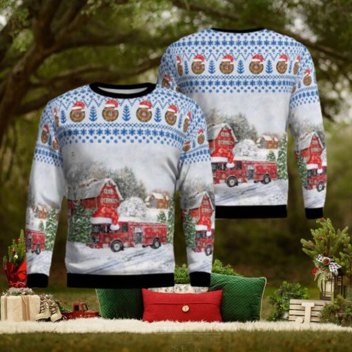 Florida, Jacksonville Fire And Rescue Department Christmas Ugly Sweater