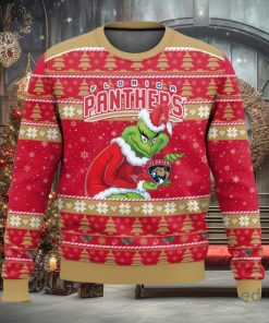 Florida Panthers Grinch AOP Ugly Christmas Sweater Christmas Gift For Men And Women